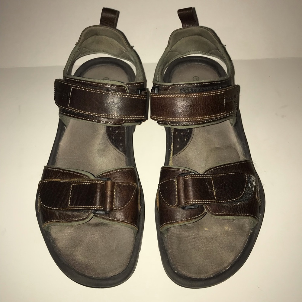 Rockport XCS Rugged Brown Leather Sandals